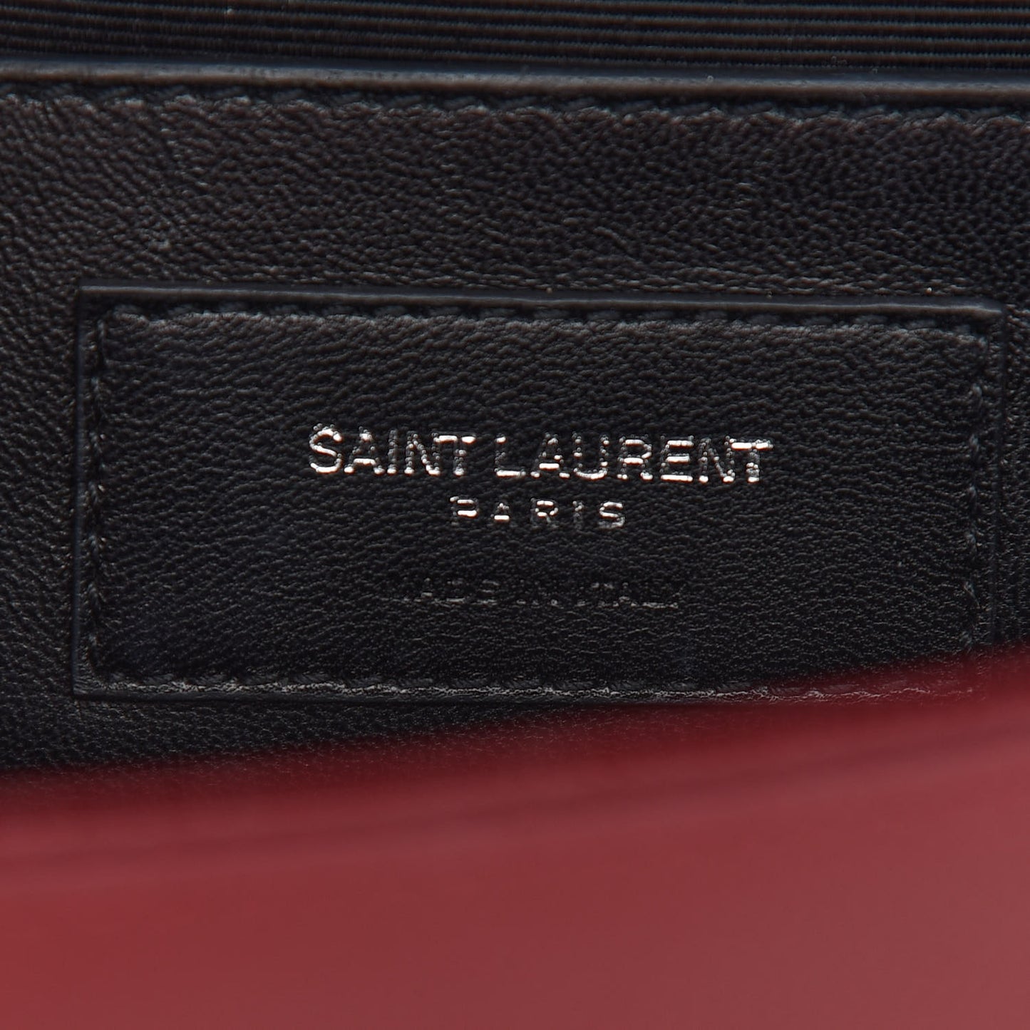 Grain De Poudre Medium Monogram Kate Satchel Dark Red