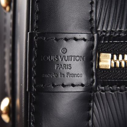 Louis Vuitton Epi Blooming Flowers Alma BB Black 8 of 10