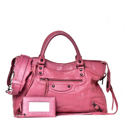 Balenciaga Agneau Classic Hardware City Rose Hortensia 1 of 6