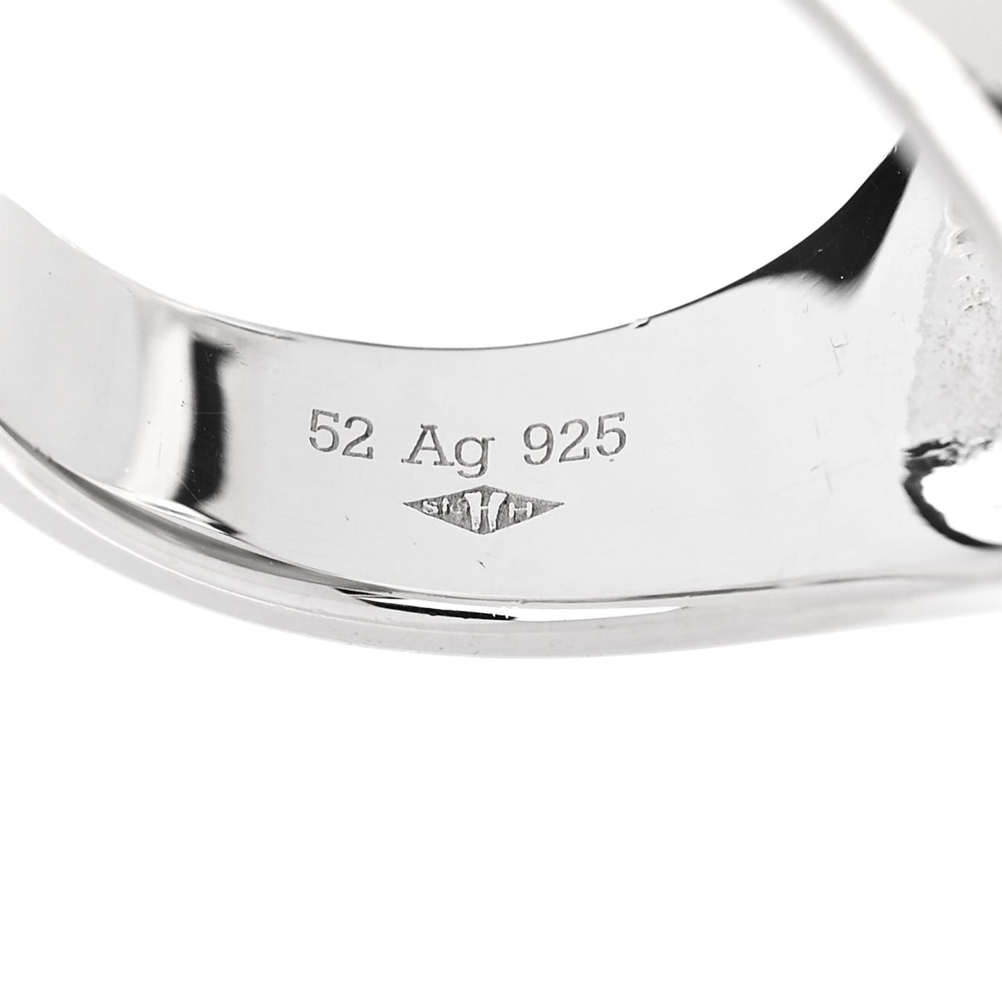 Sterling Silver GM Galop Ring 52 6