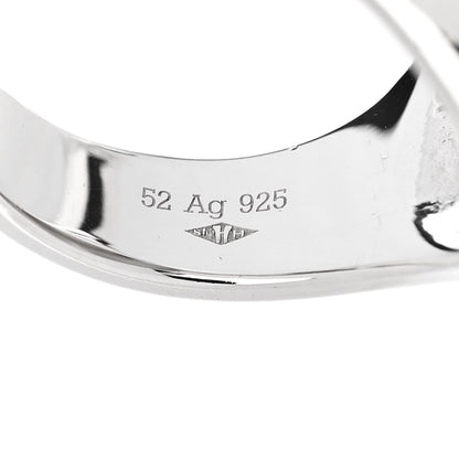 Hermes Sterling Silver GM Galop Ring 52 6 6 of 6