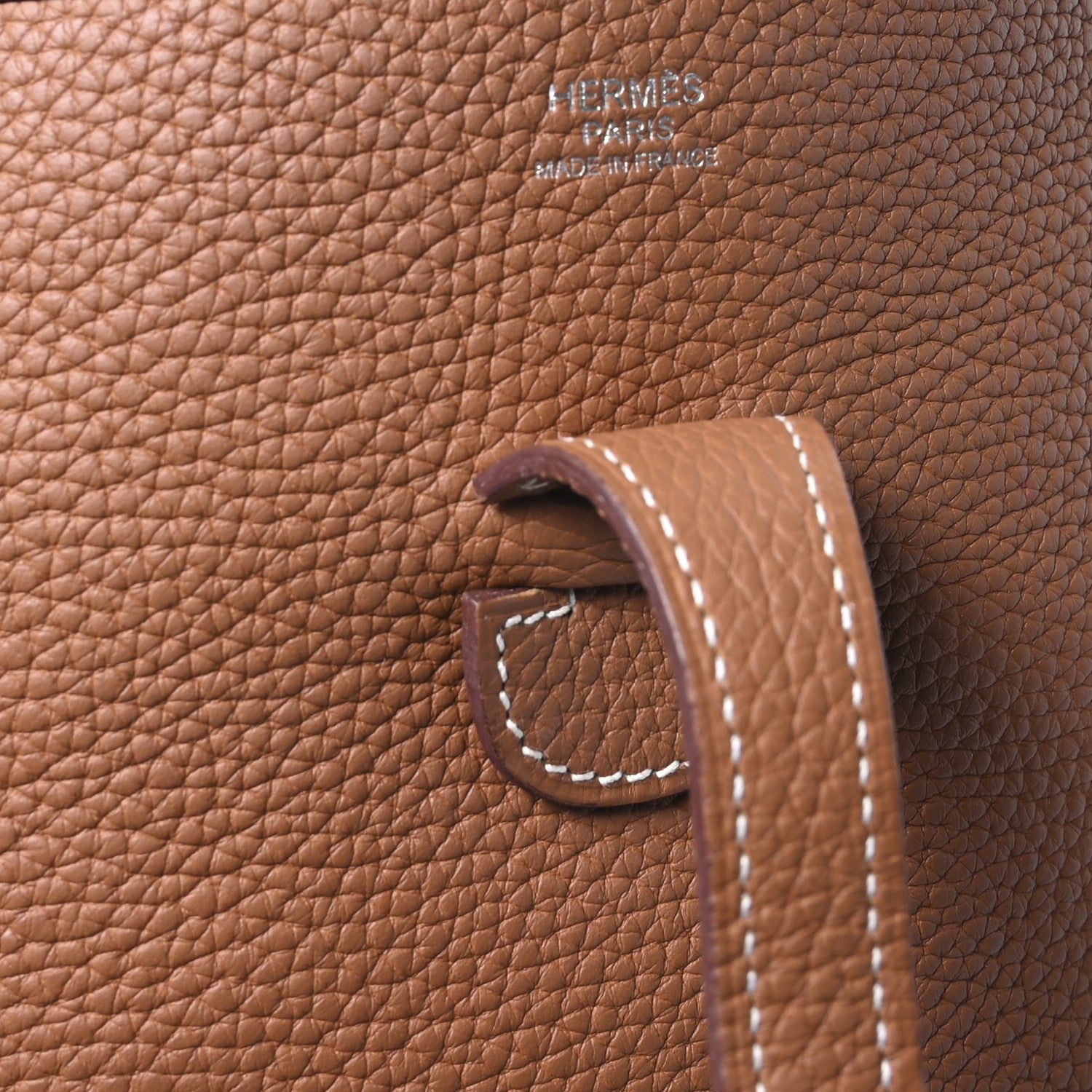 Hermes Taurillon Clemence Evelyne III PM Gold 7 of 10