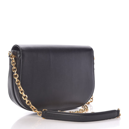 Celine Shiny Calfskin Medium Chain Maillon Triomphe Black 3 of 10