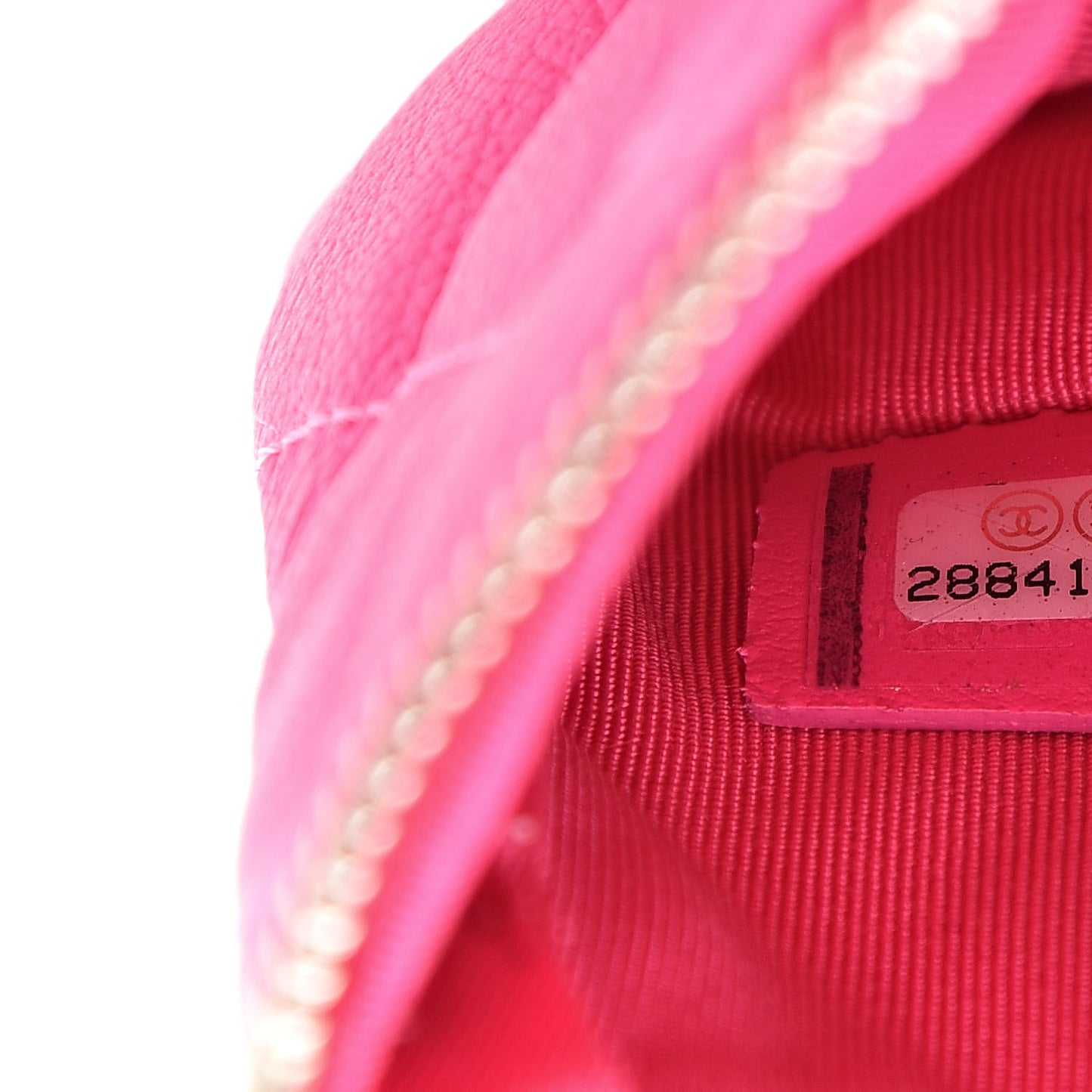 Goatskin Quilted Small Reissue Cosmetic Case Pink
