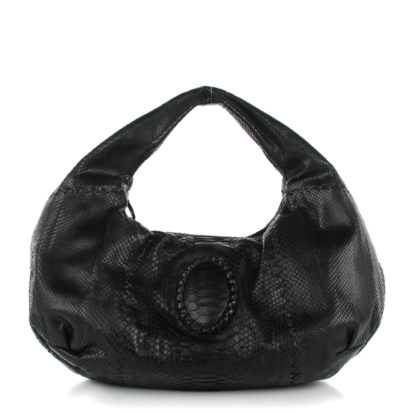 Python Belly Veneta Hobo Nero Black