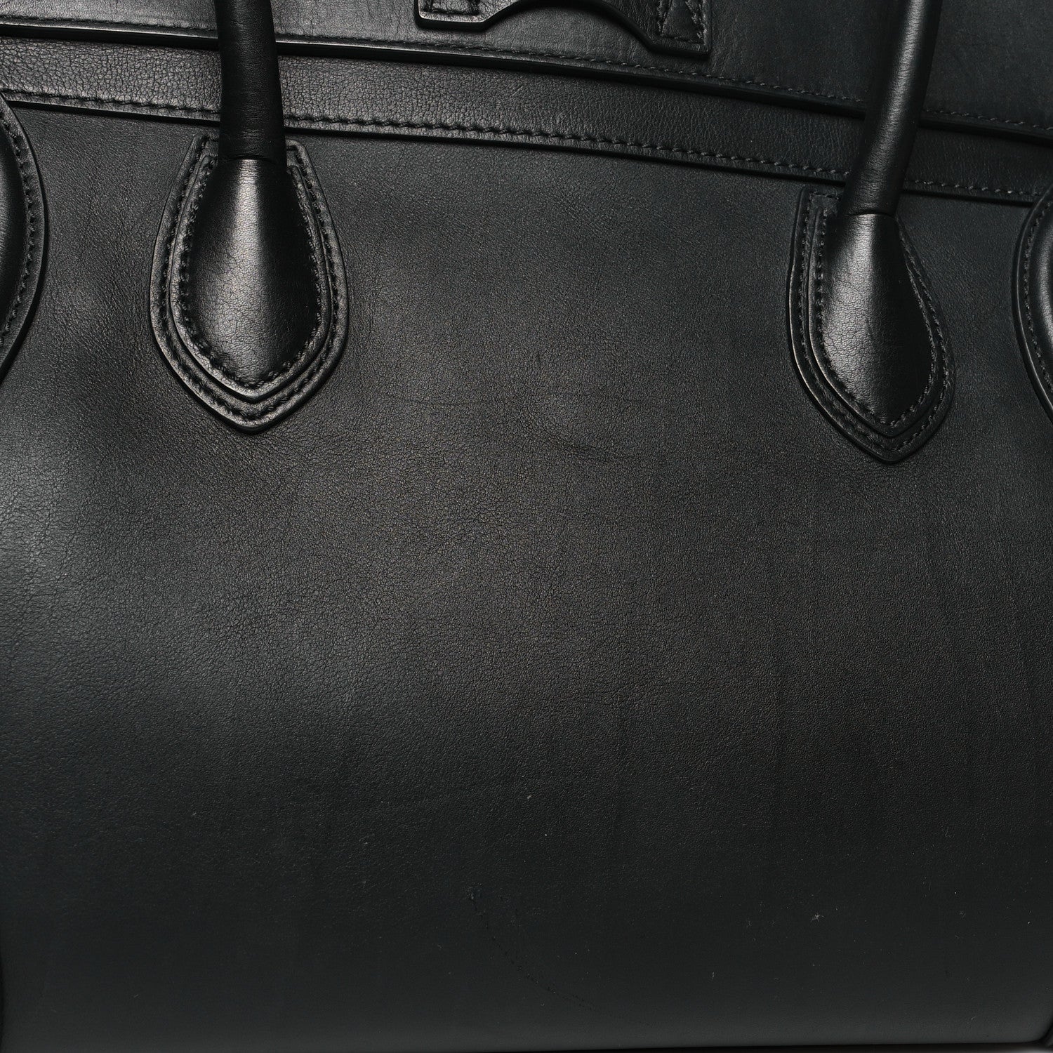Celine Smooth Calfskin Shoulder Luggage Black 11 of 13
