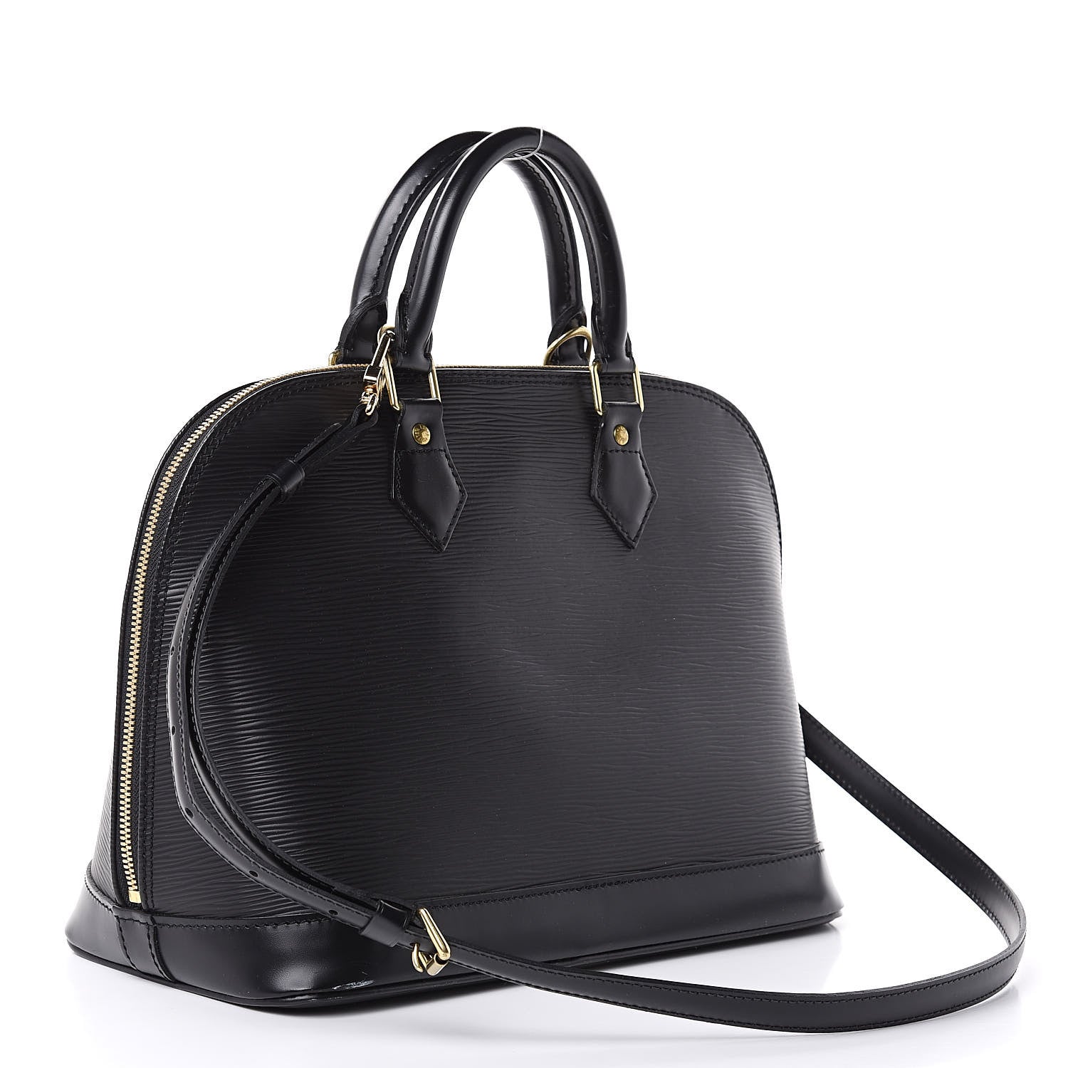 Louis Vuitton Epi Alma PM Black 3 of 13