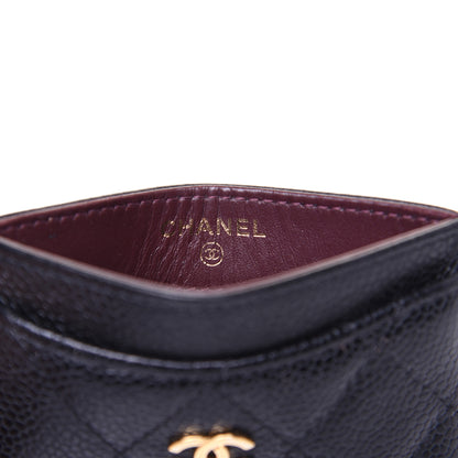Chanel Caviar Quilted Card Holder Black 7 of 9