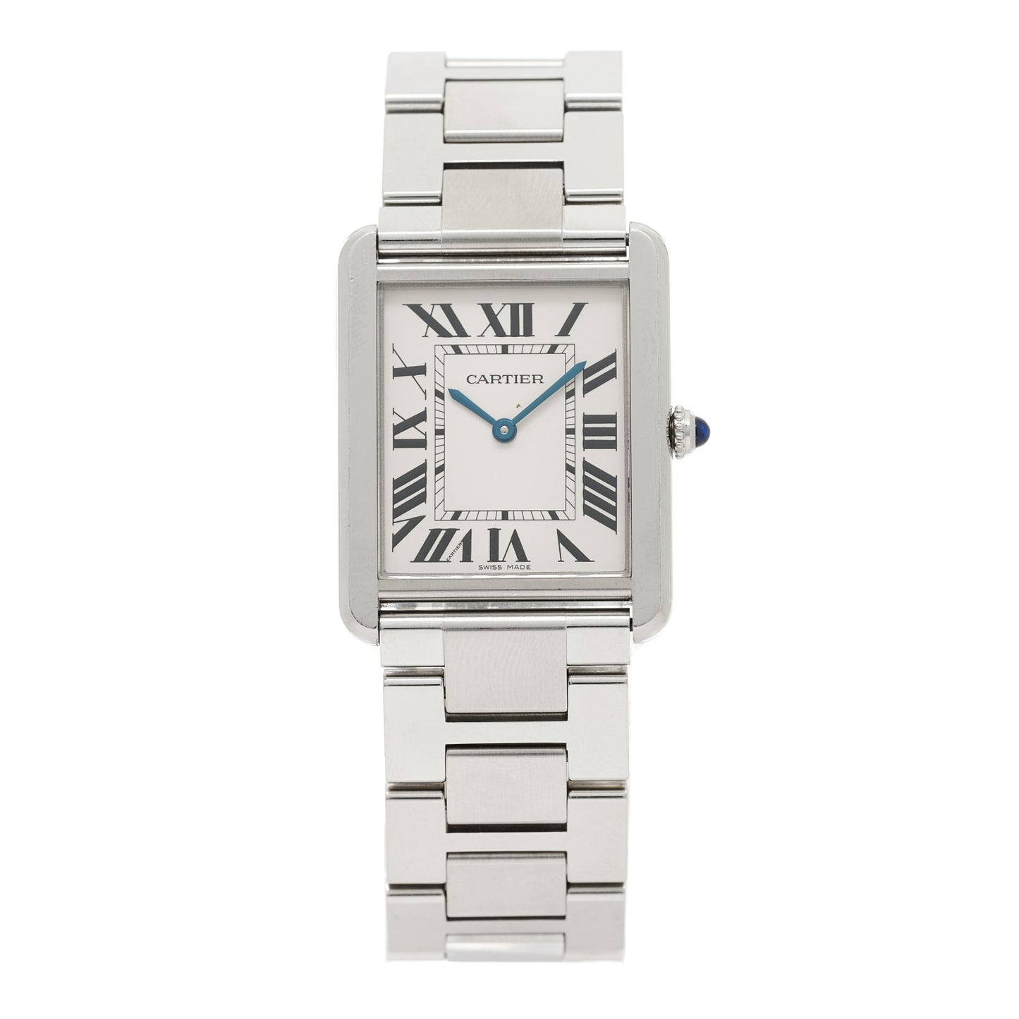 Stainless Steel 27mm Tank Solo Quartz Watch