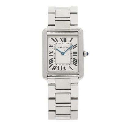 Cartier Stainless Steel 27mm Tank Solo Quartz Watch 1 of 4