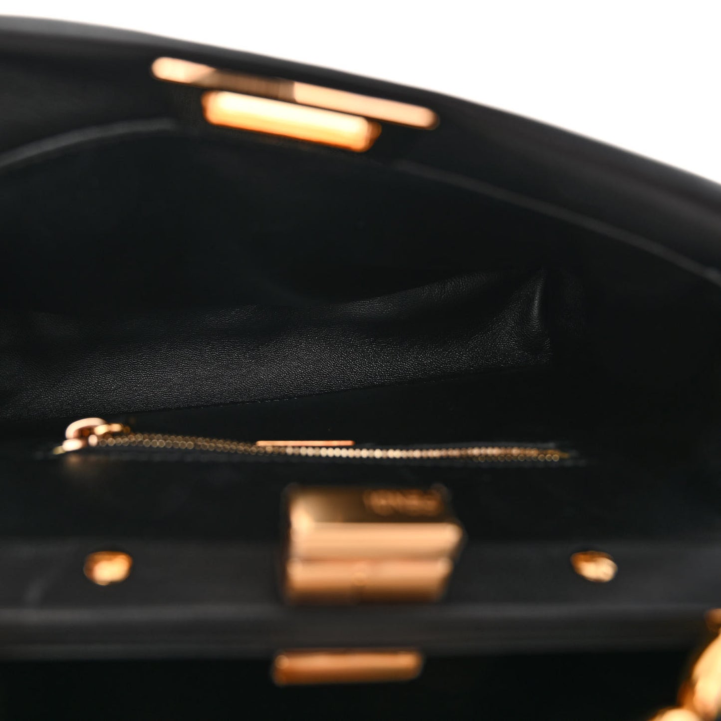 Nappa Mini Peekaboo Iconic Satchel Black