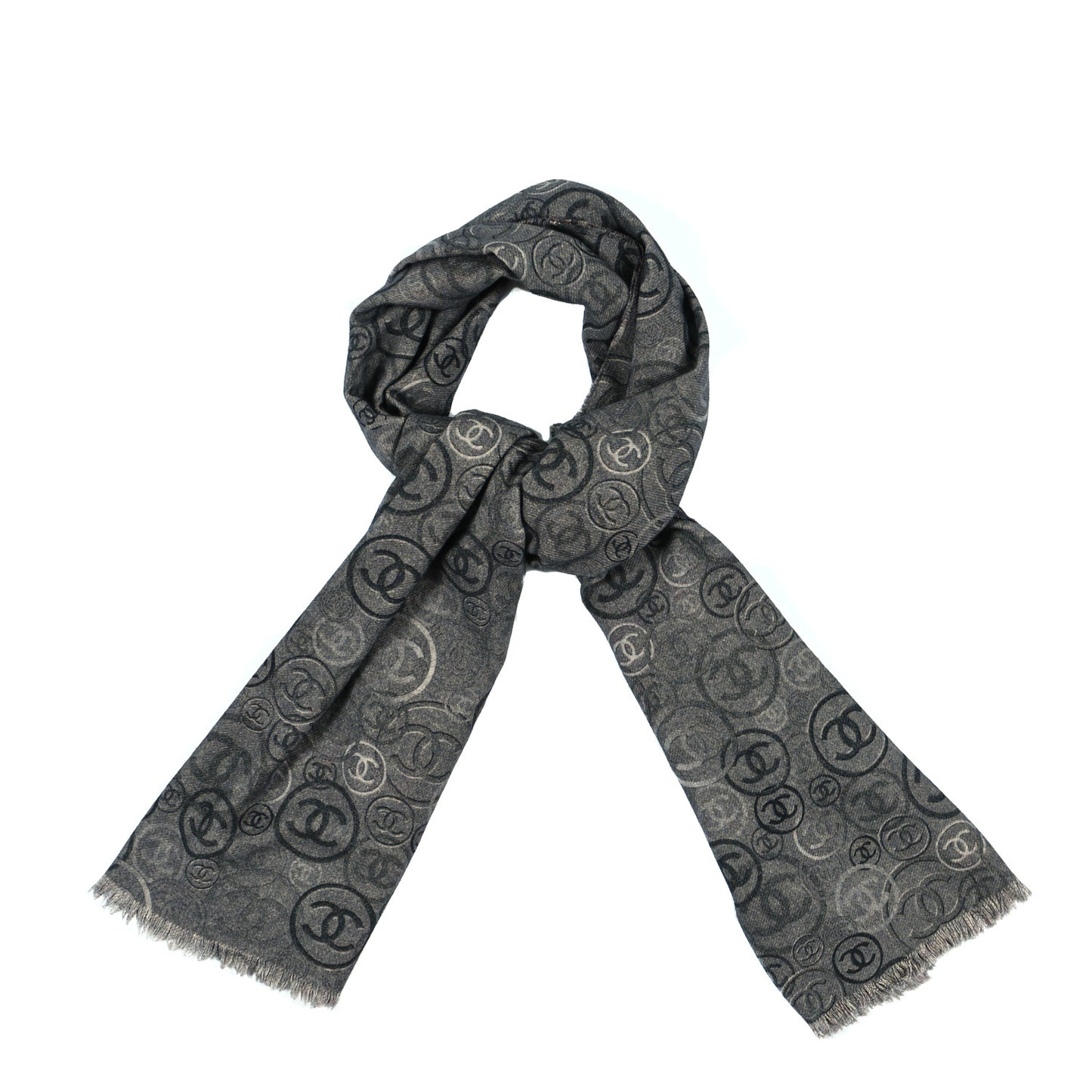 Cashmere CC Scarf Grey Multicolor