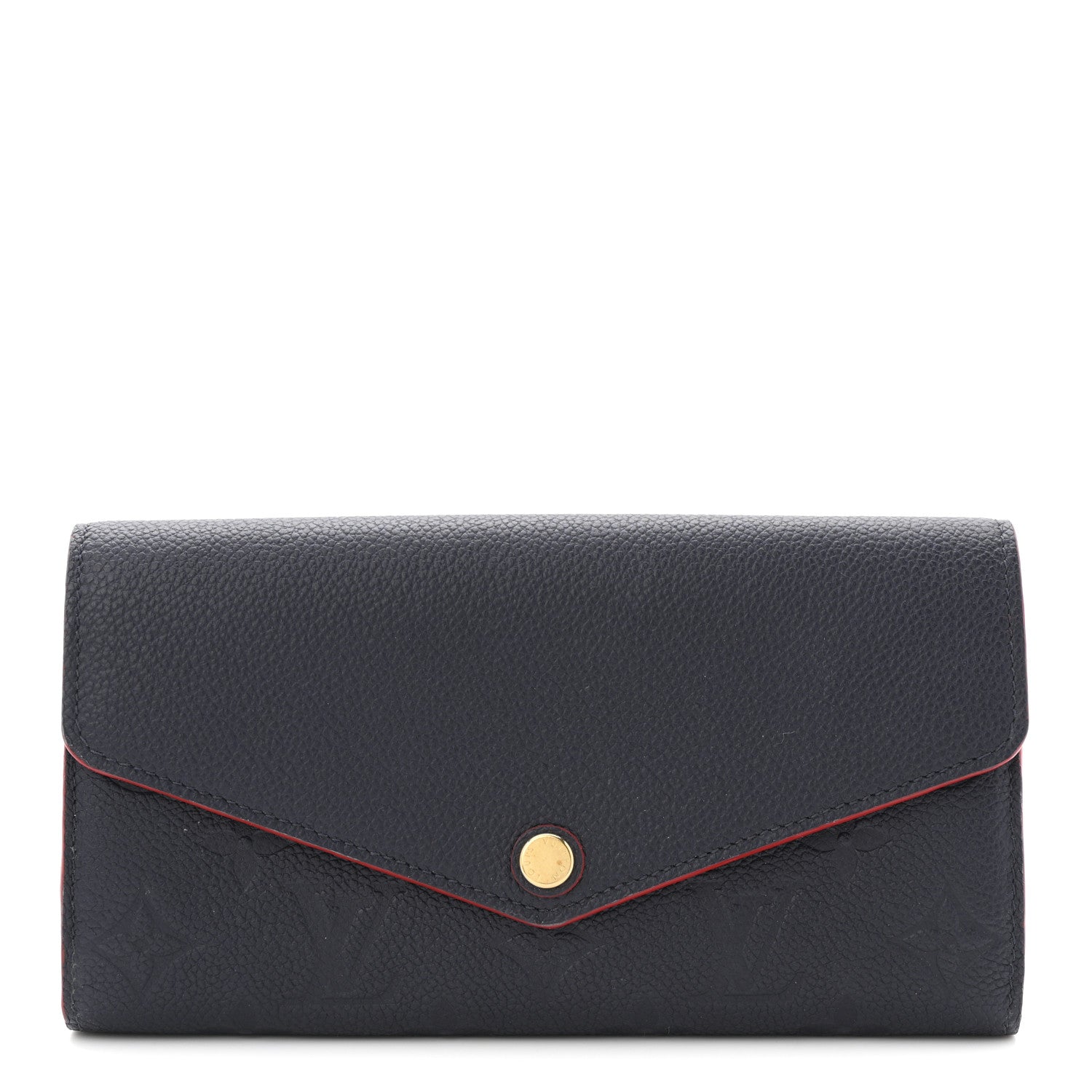 Louis Vuitton Empreinte Sarah Wallet NM Marine Rouge 1 of 8