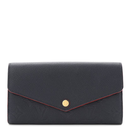 Louis Vuitton Empreinte Sarah Wallet NM Marine Rouge 1 of 8