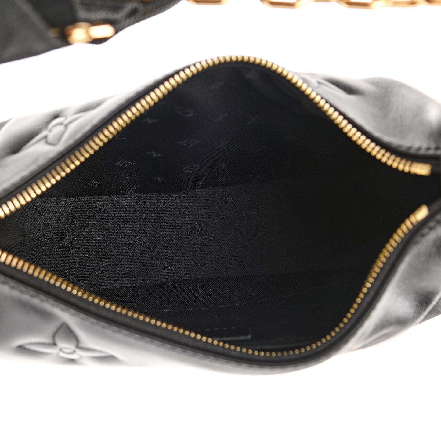 Calfskin Bubblegram Over The Moon Black