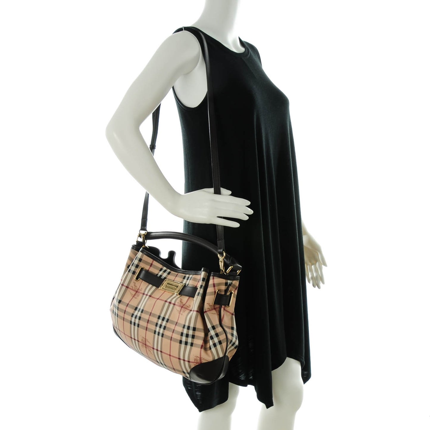 Haymarket Check Medium Willenmore Hobo Chocolate