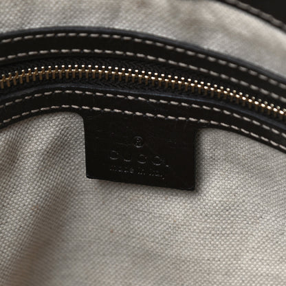 Gucci Monogram Web Mayfair Top Handle Satchel Dark Brown 6 of 14