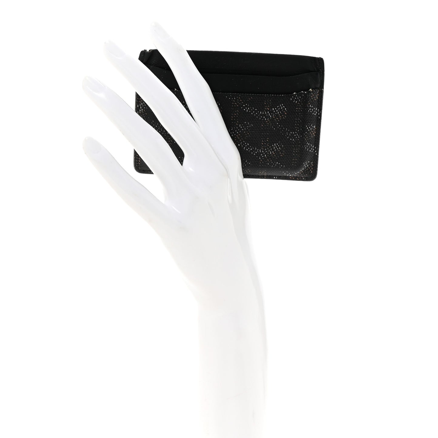 Goyardine Saint Sulpice Card Holder Black