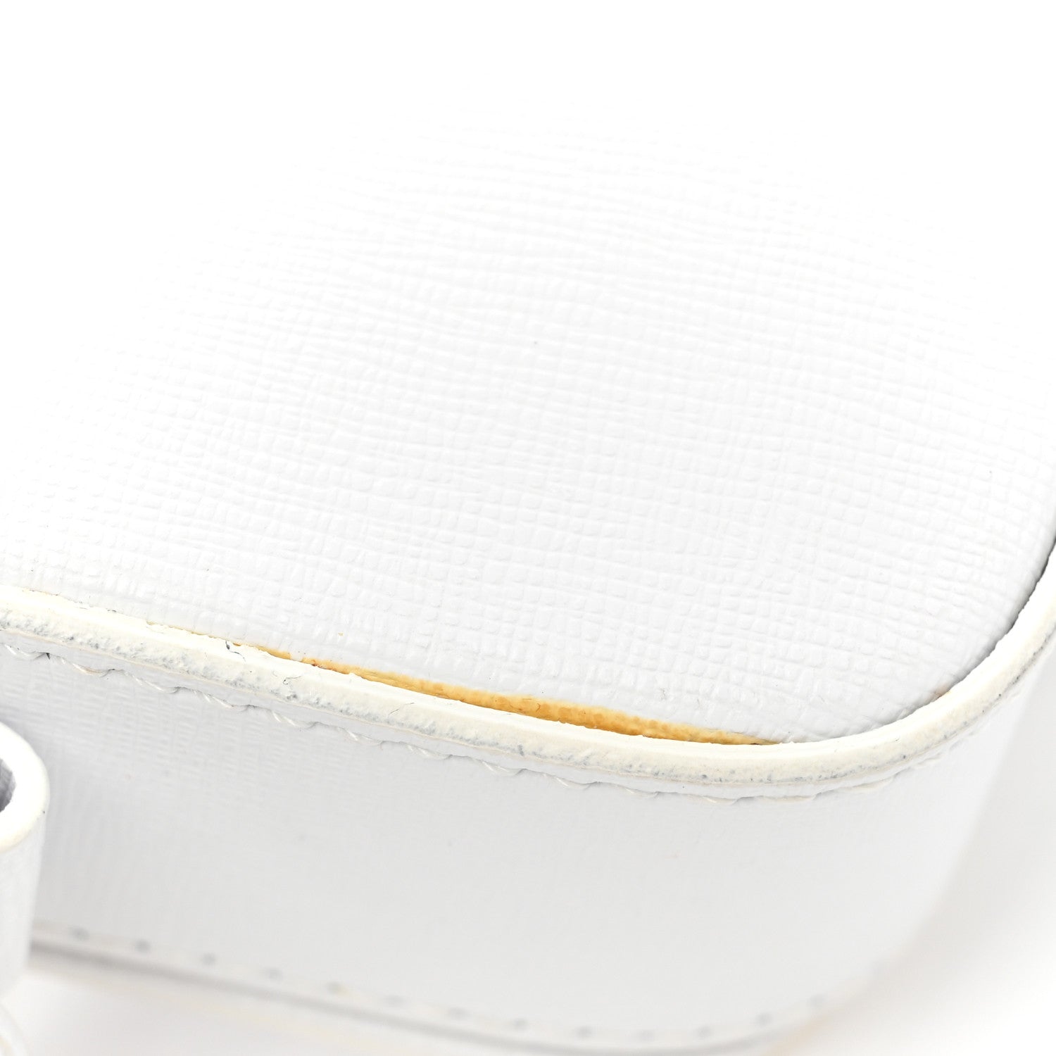 Off-White Calfskin Diag Flap Bag White Black 13 of 15