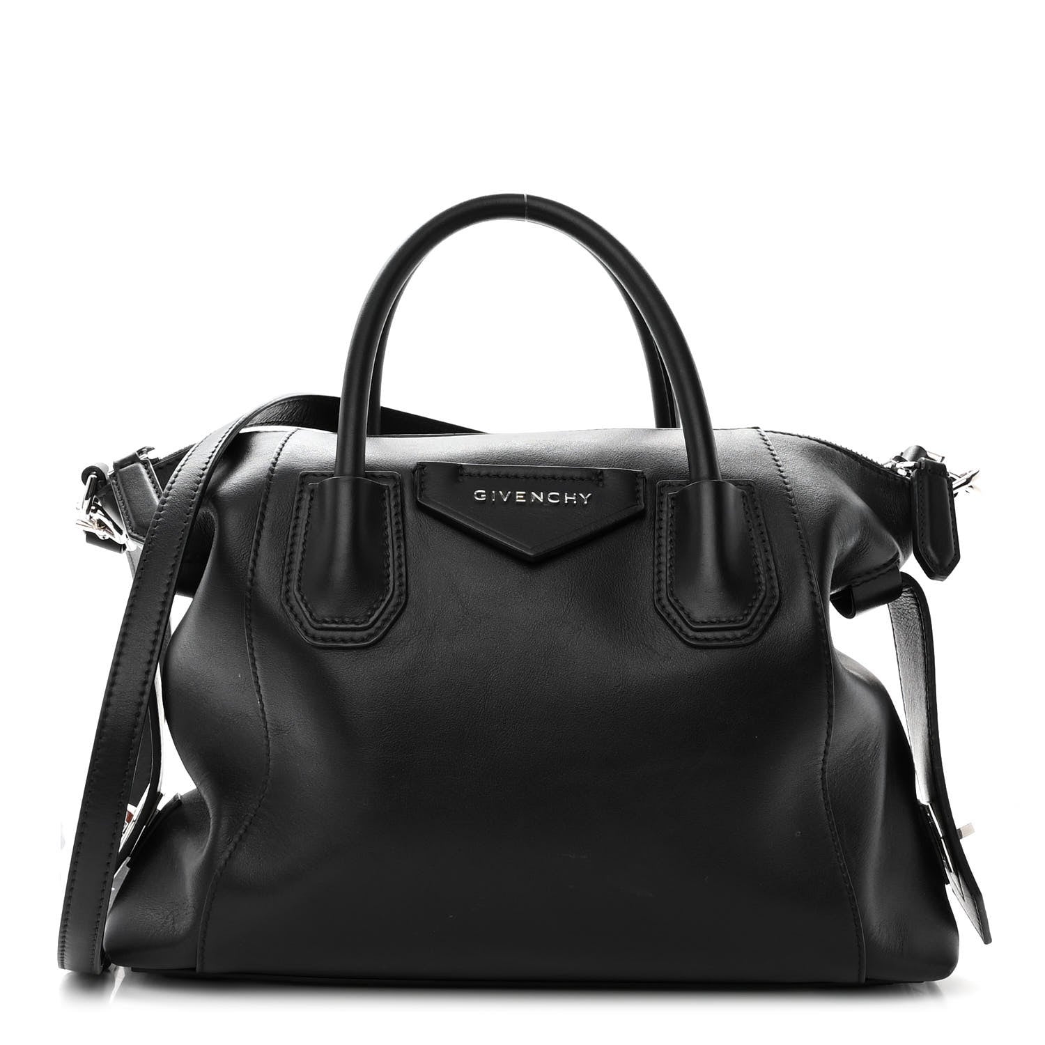 Givenchy Smooth Calfskin Small Soft Antigona Black 1 of 9