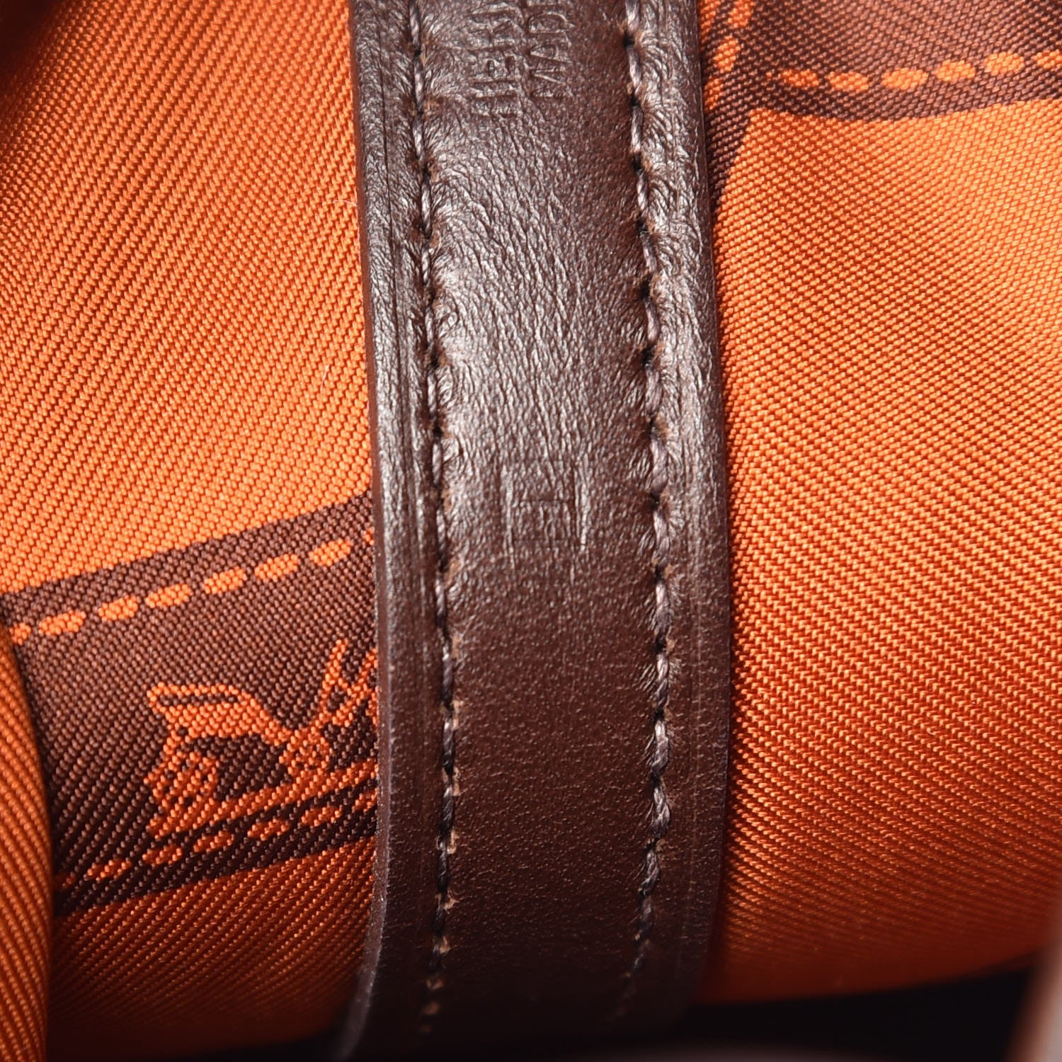 Hermes Swift Bolduc Twilly Garden Party TPM Chocolate 7 of 12