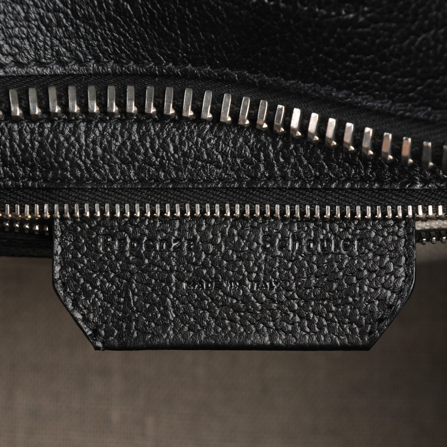 Vacchetta Calfskin Small PS13 Satchel Black