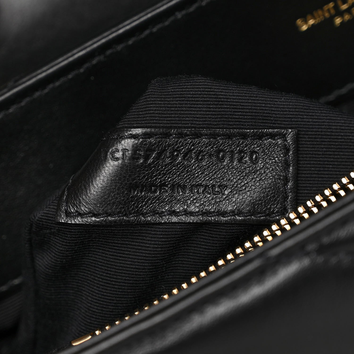 Saint Laurent Calfskin Y Quilted Monogram Medium Loulou Chain Satchel Black 8 of 12