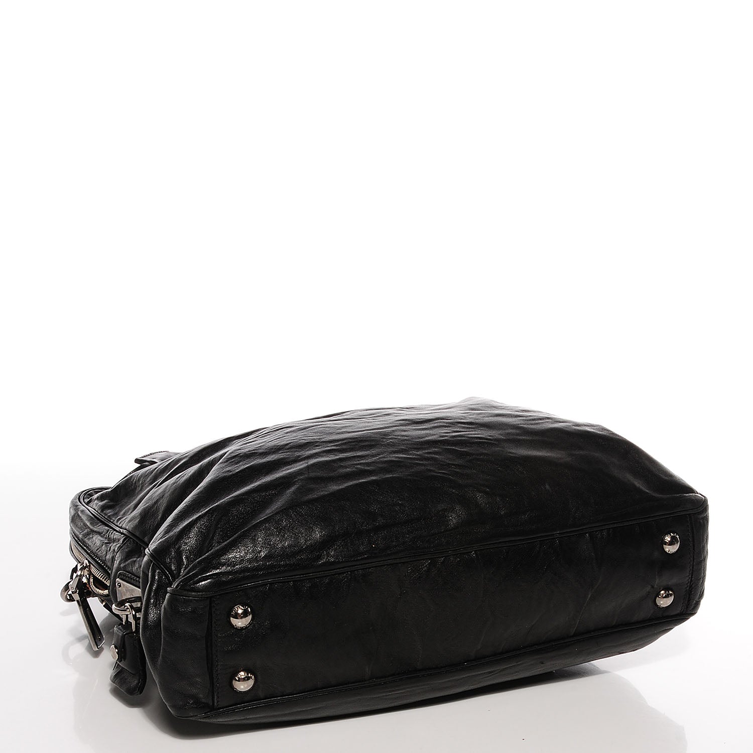 Prada Nappa Antique Satchel Nero Black 4 of 11