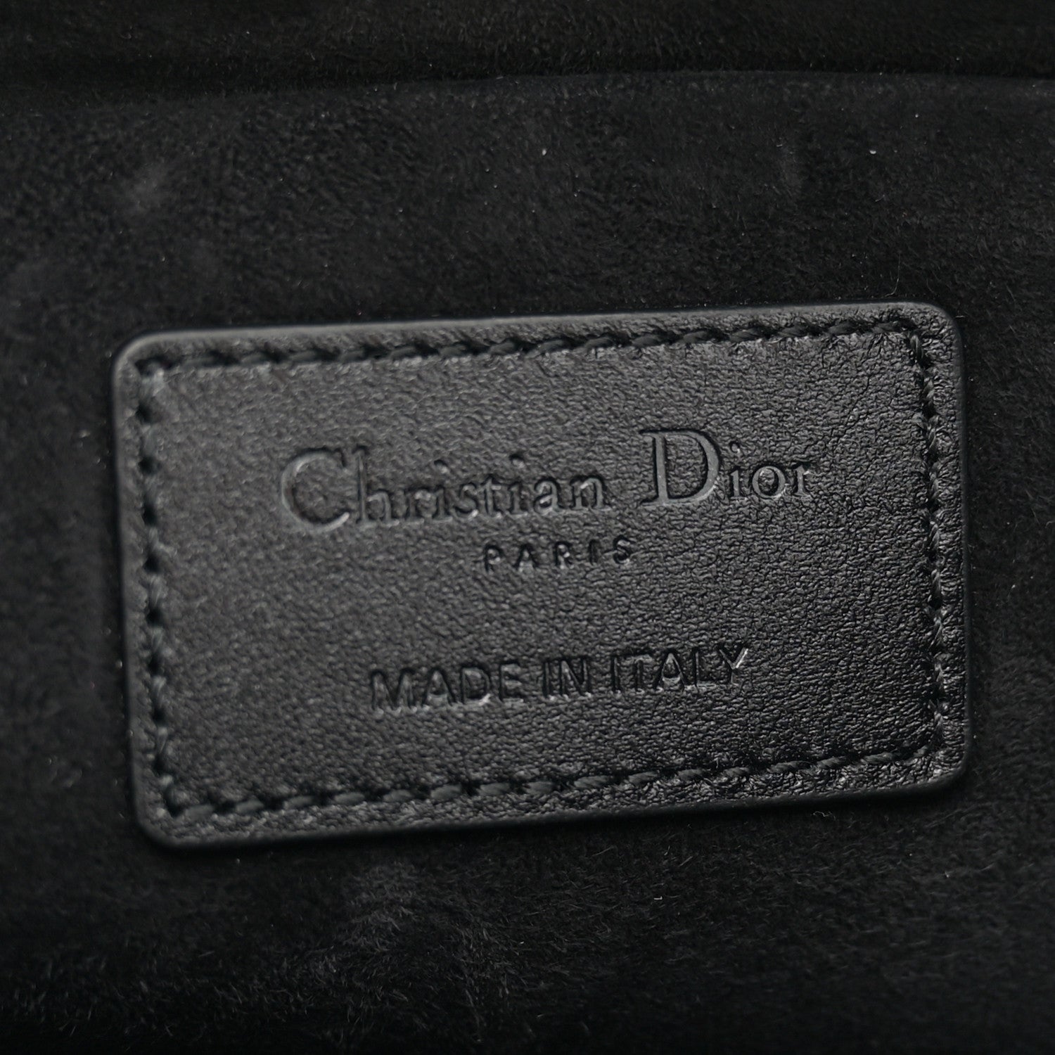 Christian Dior Lambskin Cannage The Lady 95.22 Black 6 of 11