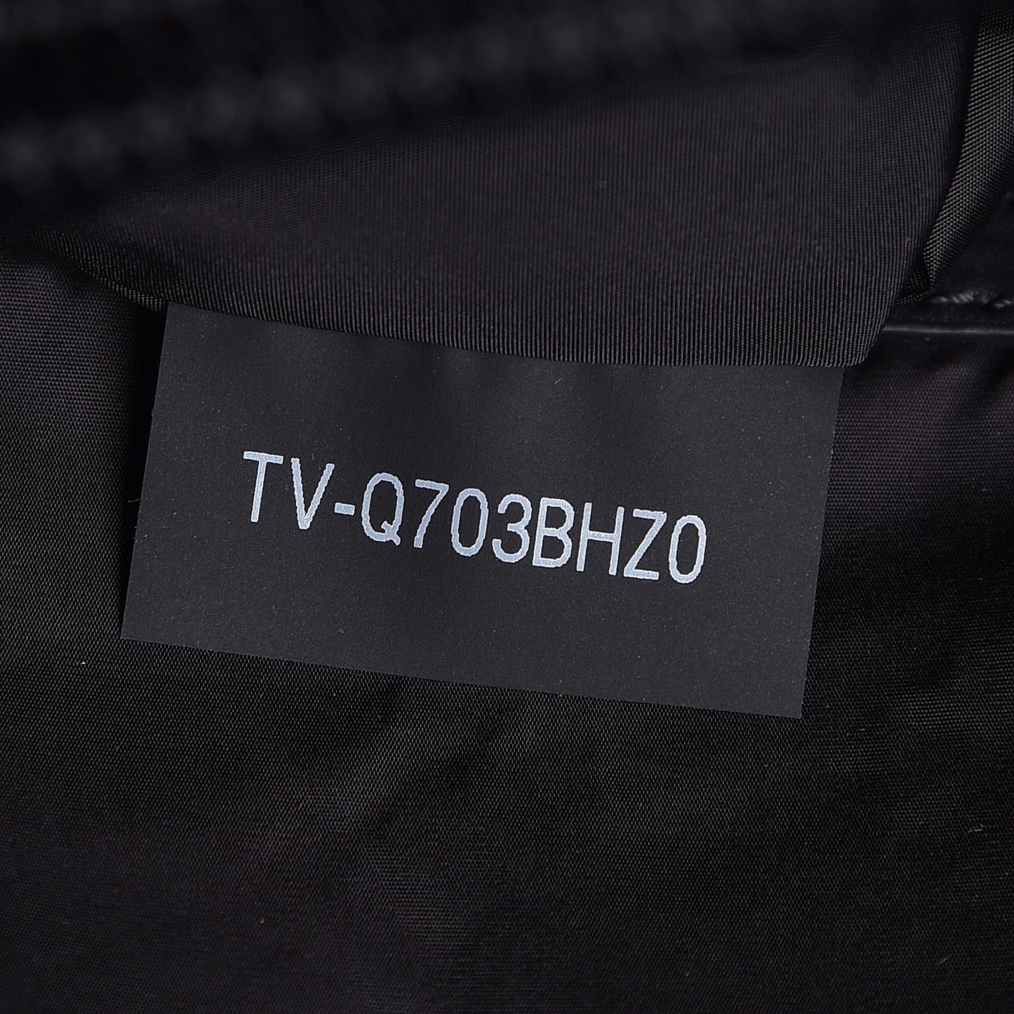 Shiny Canvas VLTN Messenger Bag Black