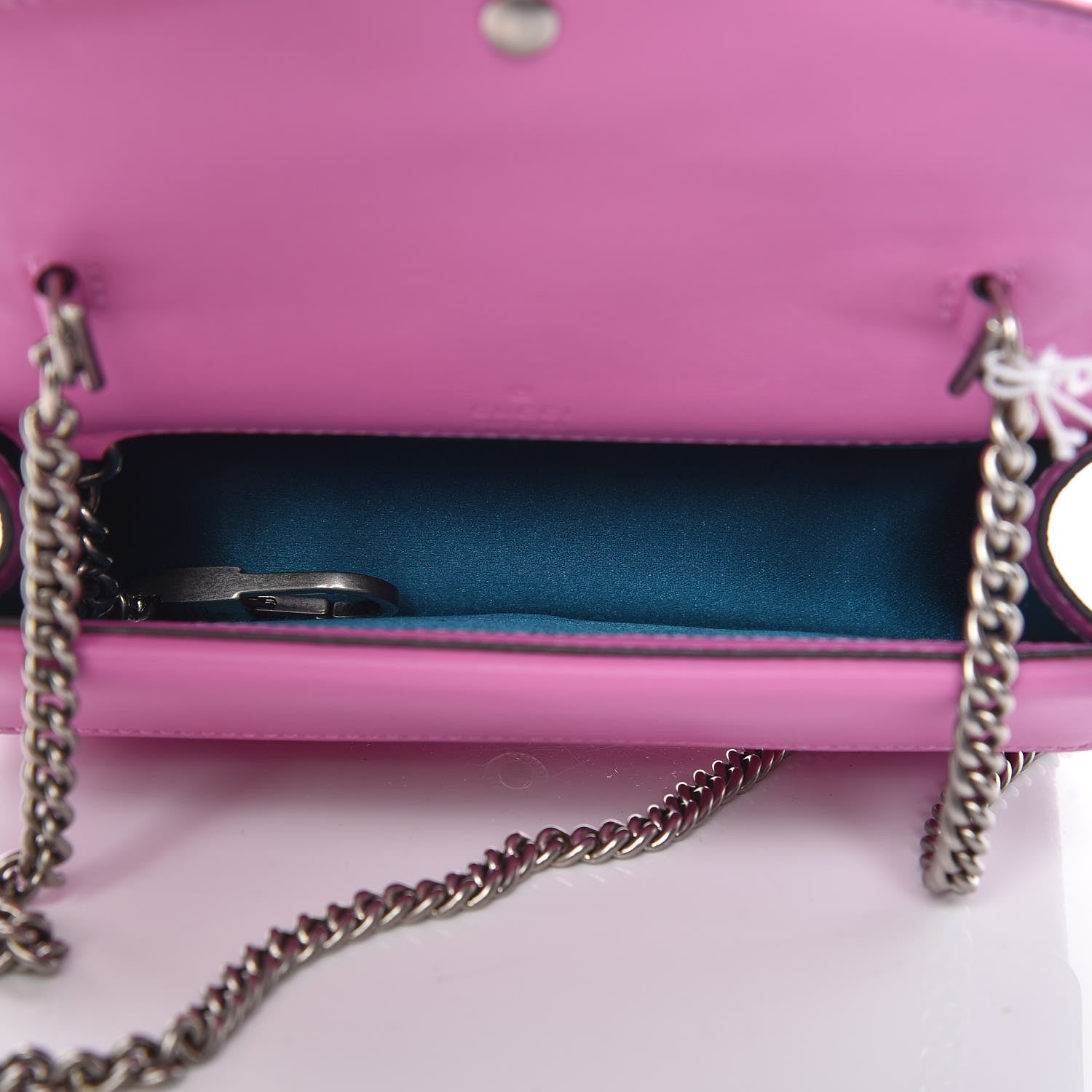 Gucci Velvet Crystal Super Mini Dionysus Shoulder Bag Malva 7 of 11