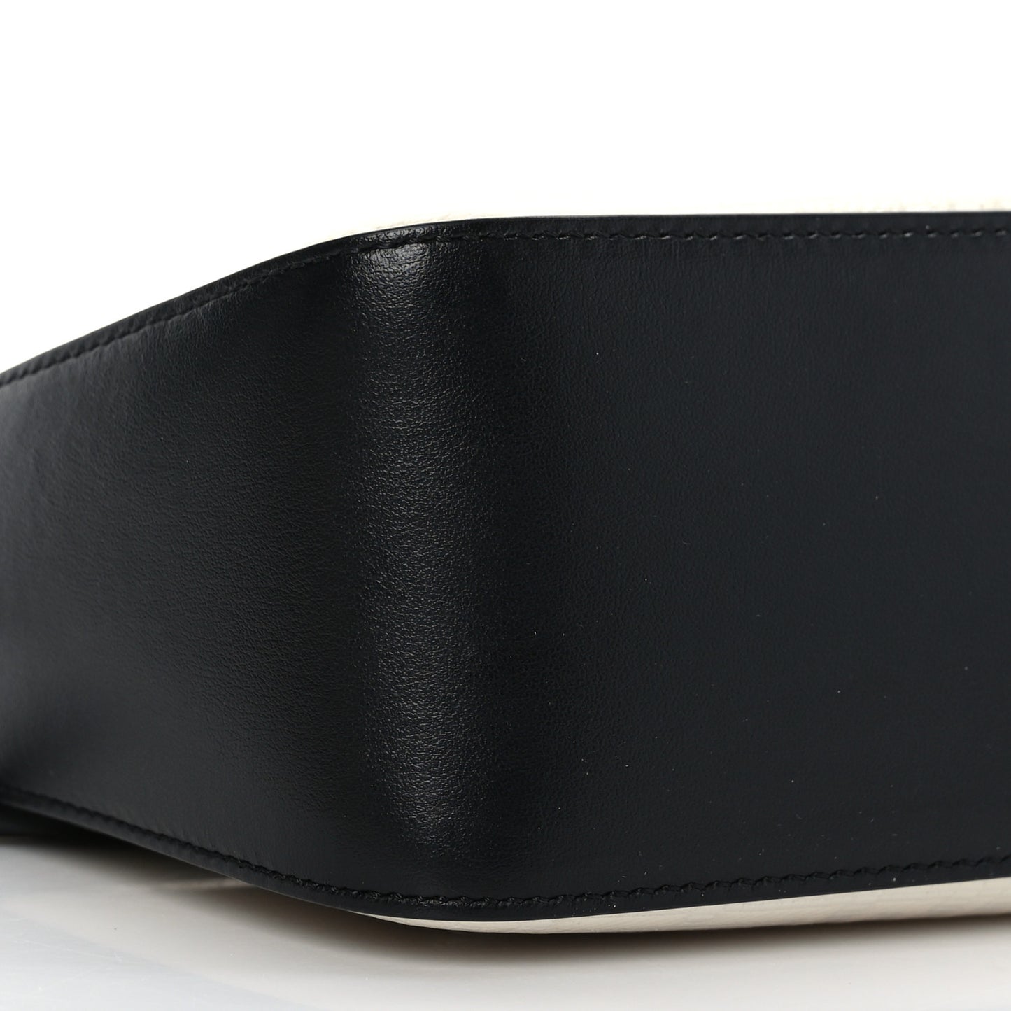 Coated Canvas Logo 4G Embossed Small Moon Cut Out Shoulder Bag Ivory