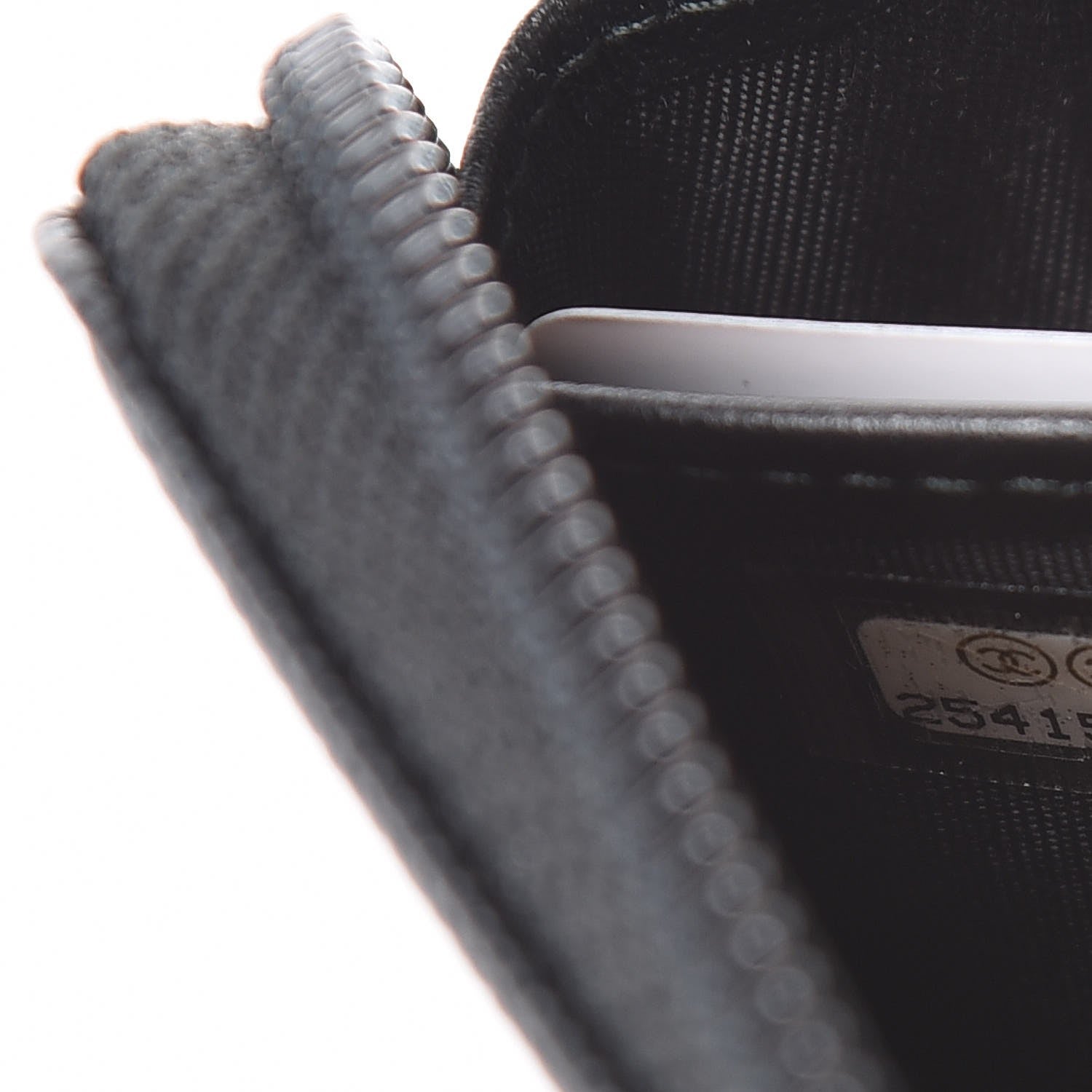 Chanel Caviar Quilted Boy Long Zip Around Wallet Black 8 of 9