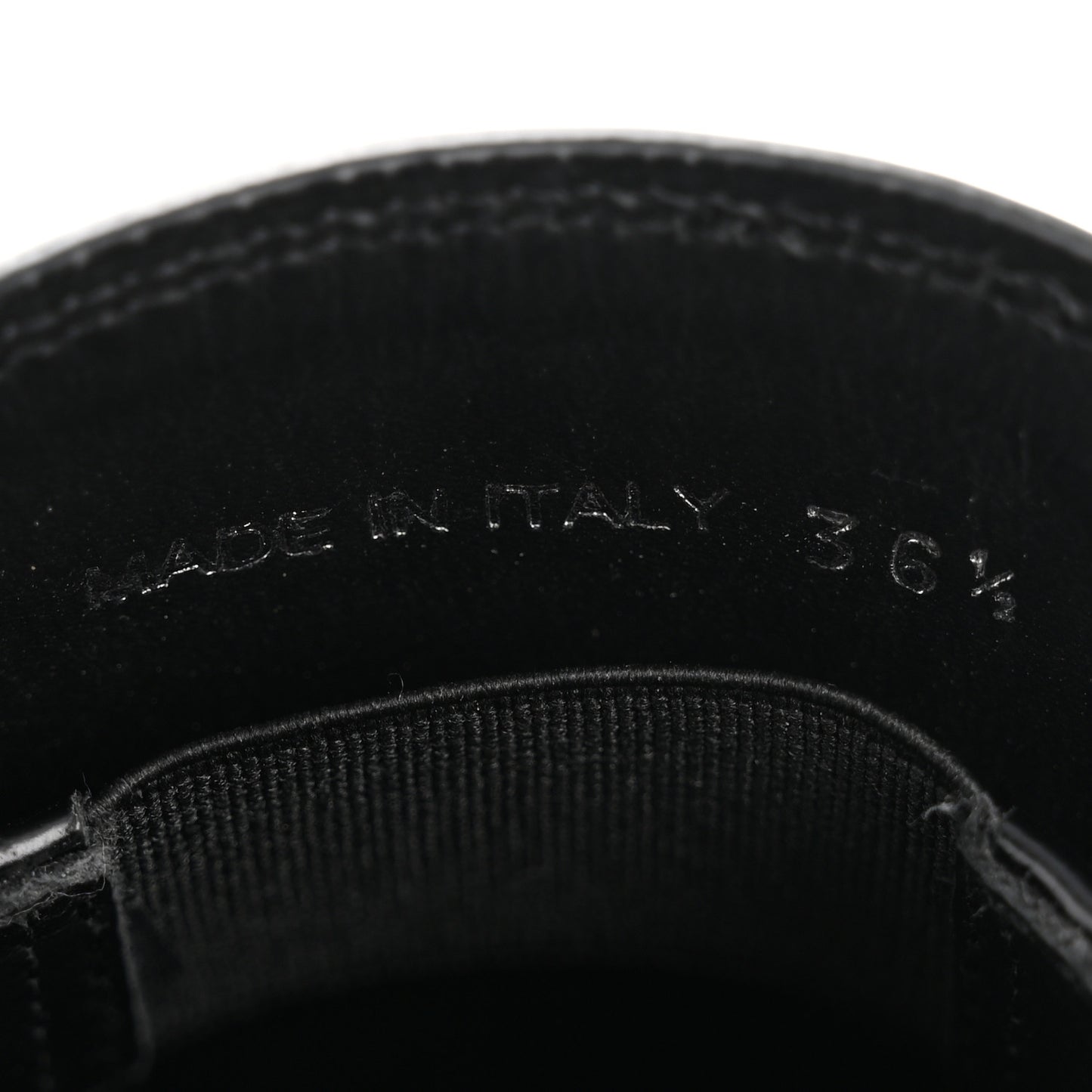 Spazzolato Metal Triangle Logo 50mm Loafers 36.5 Black