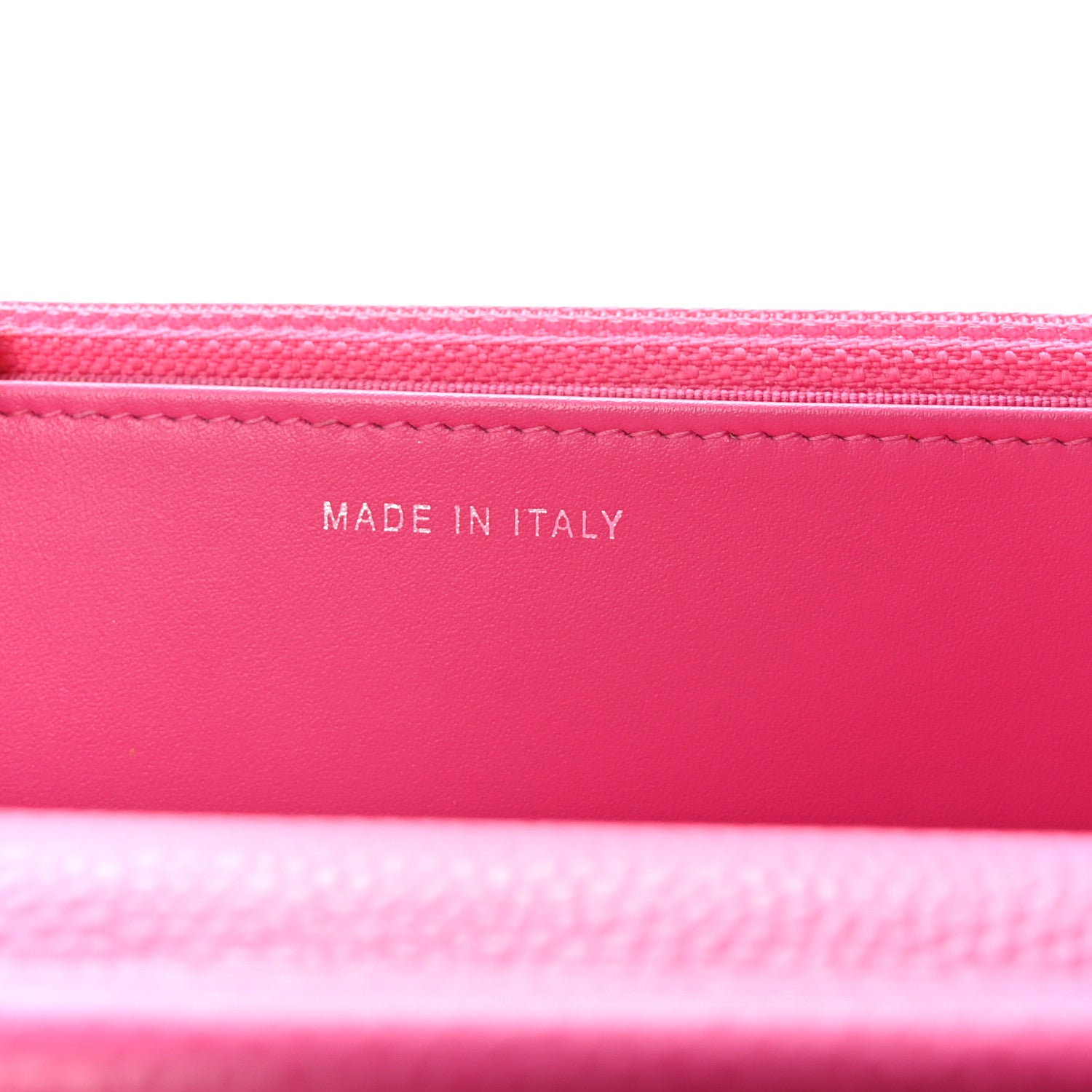 Chanel Caviar Quilted Wallet on Chain WOC Pink 7 of 11