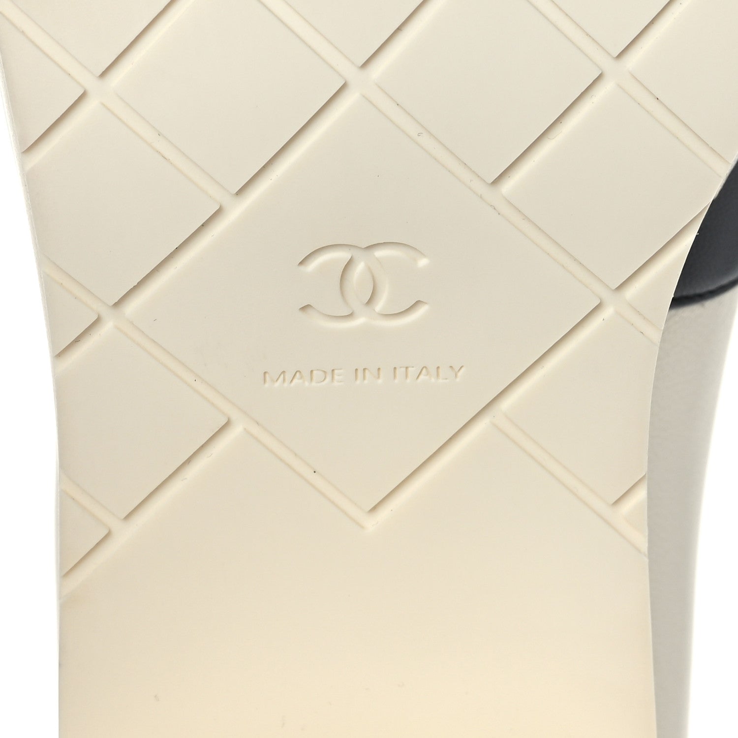 Chanel Lambskin Pearl Crystal Quilted CC Loafers 40 White Black 8 of 8
