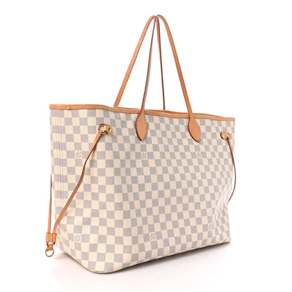 Louis Vuitton Damier Azur Neo Neverfull GM Rose Ballerine 3 of 12