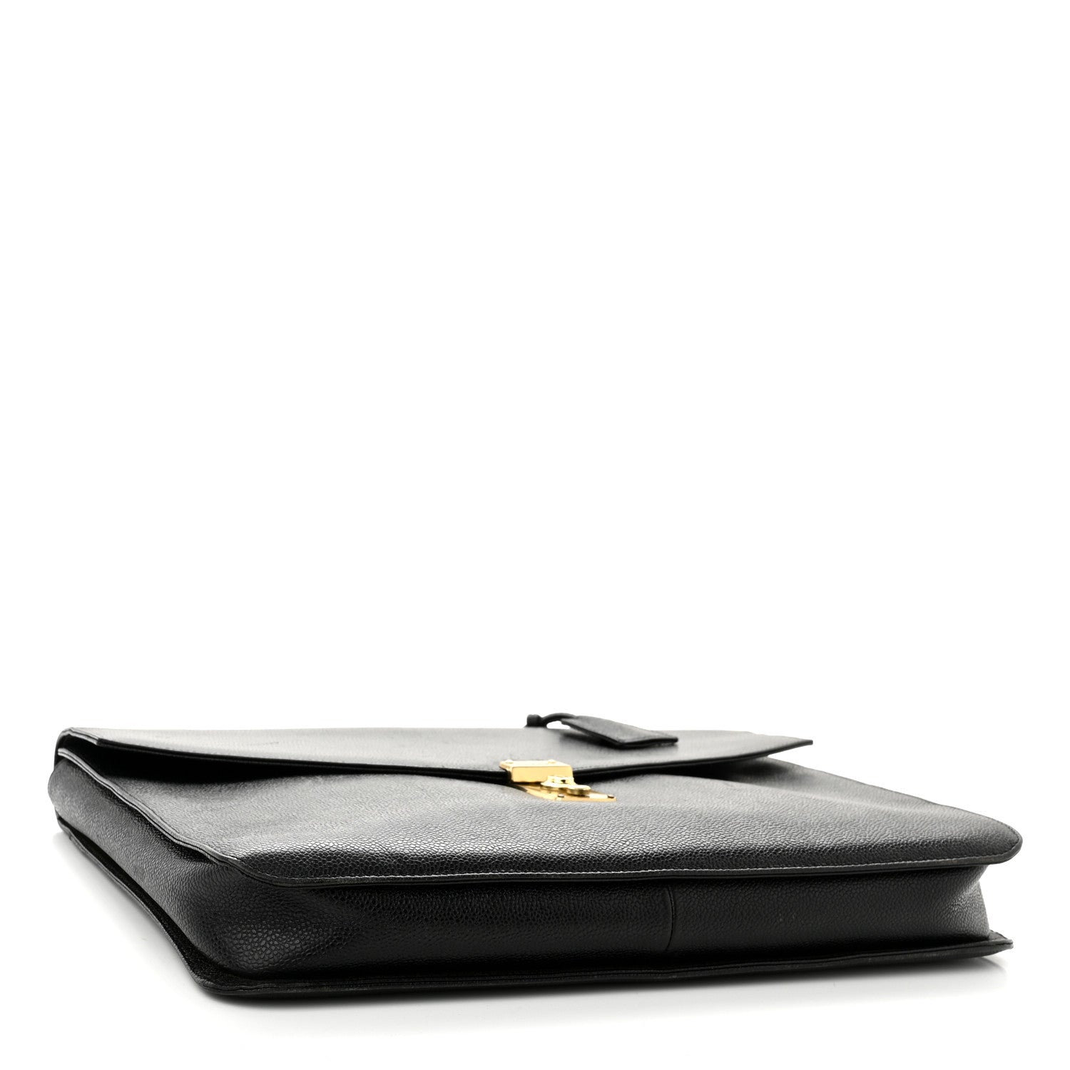 Chanel Caviar Briefcase Laptop Bag Black 4 of 10