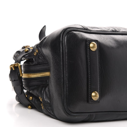 Louis Vuitton Lambskin Riveting Black 7 of 14