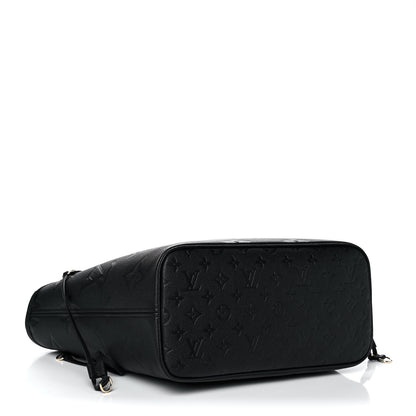 Louis Vuitton Empreinte Monogram Giant Neverfull MM Black 4 of 11
