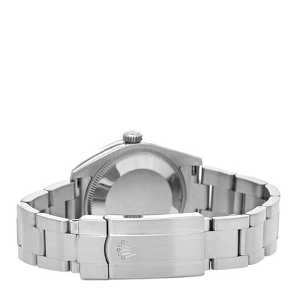 Rolex Stainless Steel 31mm Oyster Perpetual Watch Azzurro Blue Roman 177200 3 of 4