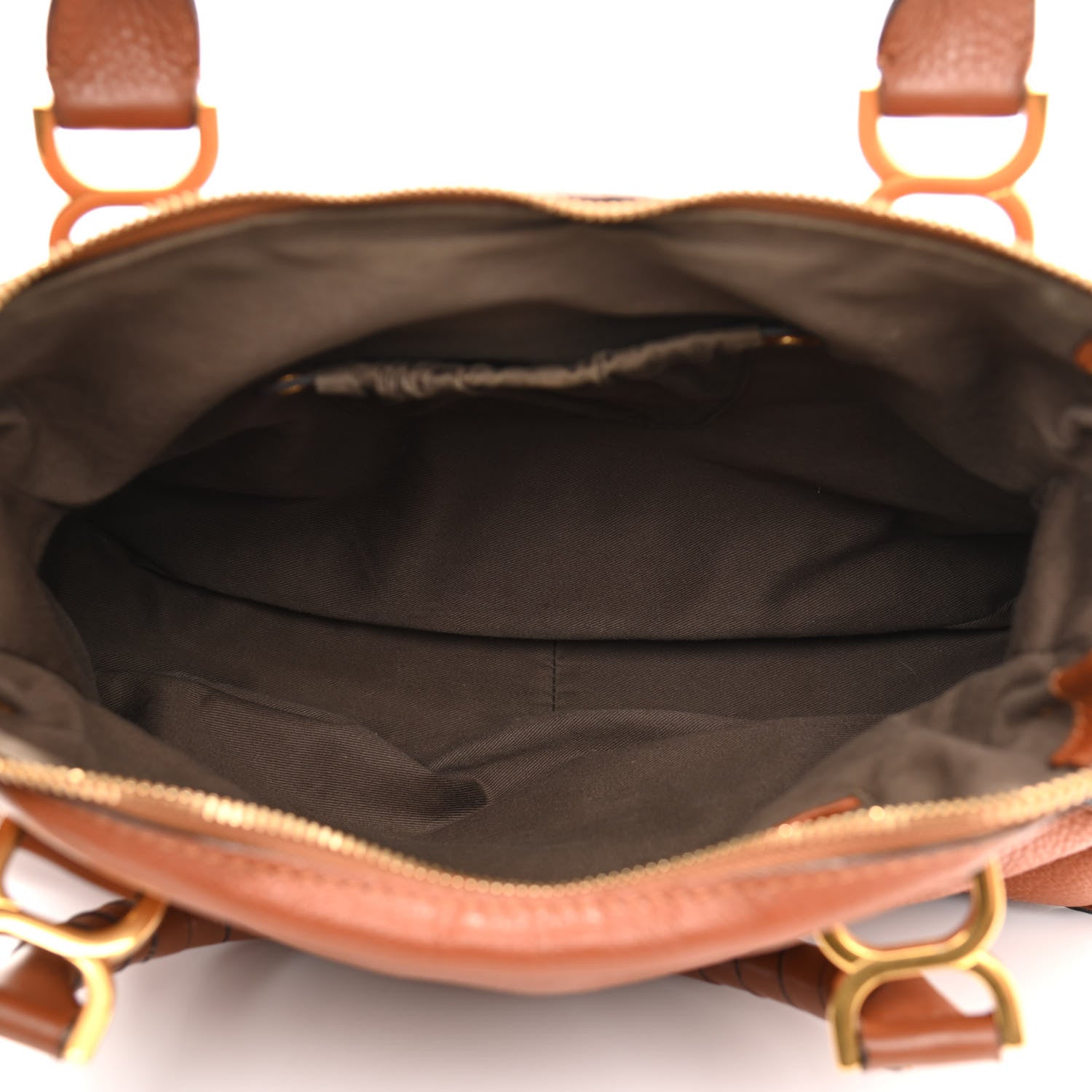 Chloe Calfskin Medium Marcie Satchel Tan 5 of 16