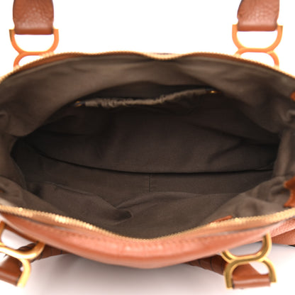 Chloe Calfskin Medium Marcie Satchel Tan 5 of 16