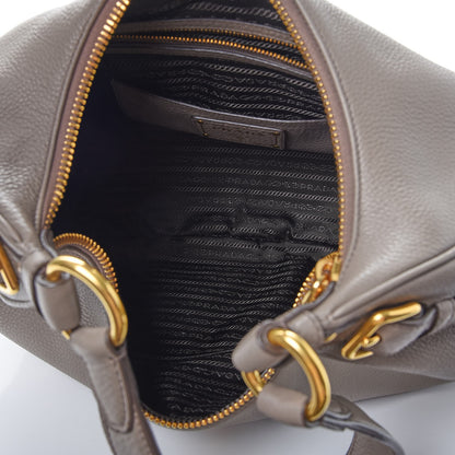 Prada Vitello Daino Hobo Argilla 5 of 8