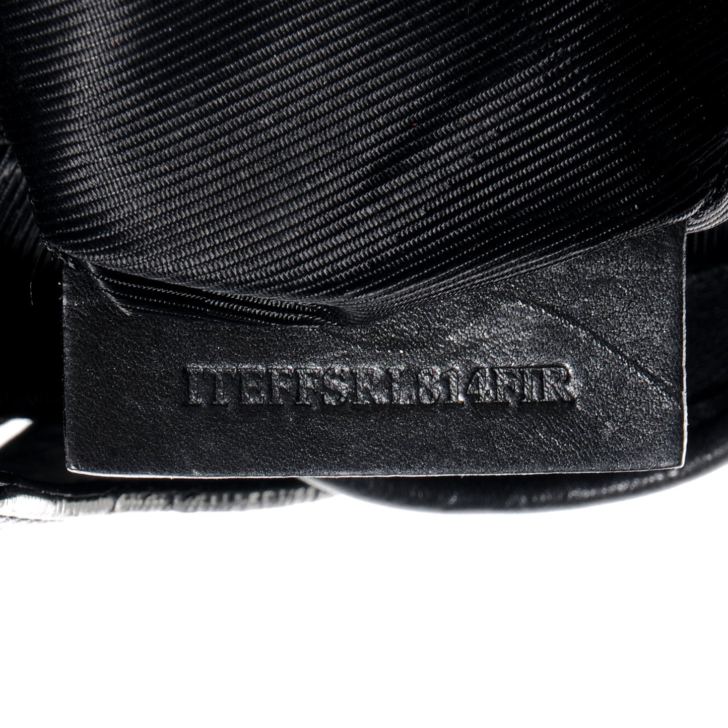 Leather Buckle Hobo Black