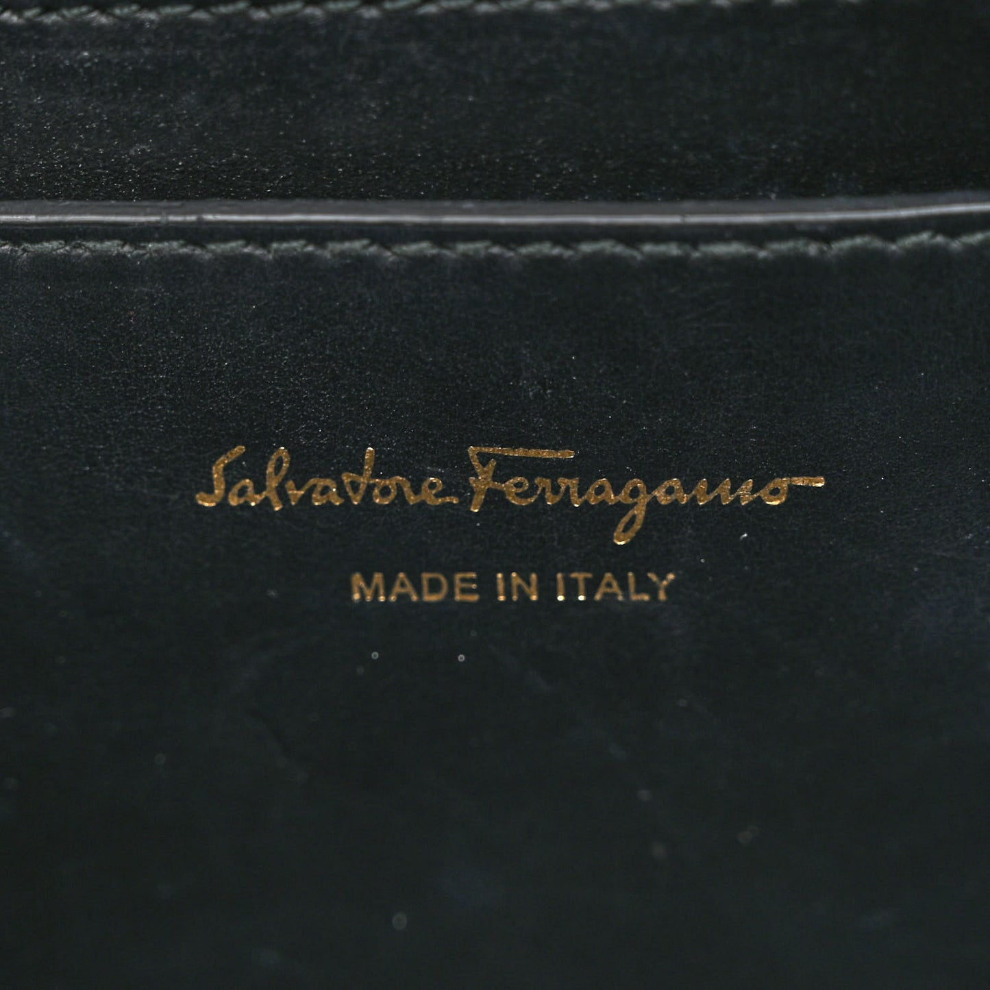 Calfskin Quilted Gancini Camera Bag Black