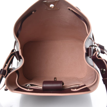 Louis Vuitton Calfskin Lockme Bucket Prune 5 of 9