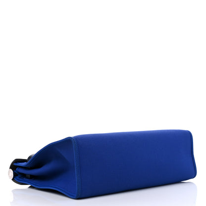 Hermes Toile Militaire Vache Hunter Herbag Zip Retourne 31 PM Bleu Electrique Bleu Saphir 4 of 11