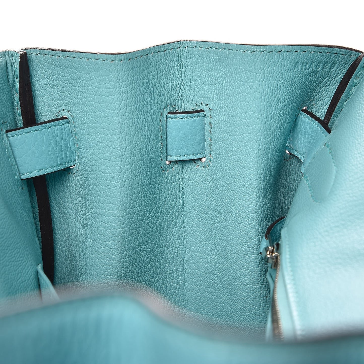 Taurillon Clemence Birkin 30 Bleu Atoll
