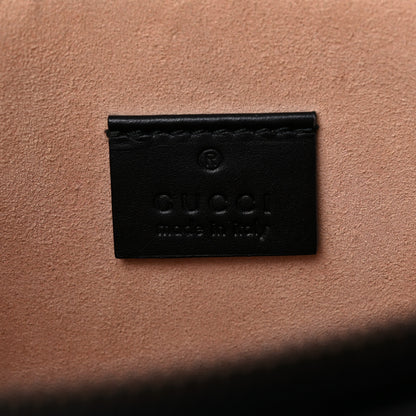 Gucci Calfskin GucciGhost Life is Gucci Zip Pouch Black 7 of 13